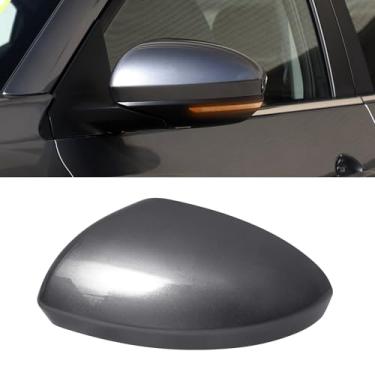 Imagem de Moonlinks Compatível com Nissan Sentra 2020 2021 2022 2023 2024 substituição da capa do espelho lateral, tampa do espelho de encaixe do lado esquerdo do motorista cinza para Sentra S/SR/SV/Sense