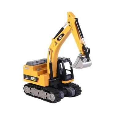 Imagem de Mini Empilhadeira RC 1/64 Controle Remoto Veículo De Engenharia Em Lig