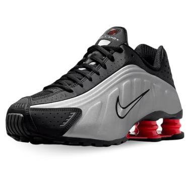 Imagem de Nike Shox R4, tênis feminino, Preto metálico prata Lt Crimson, 38