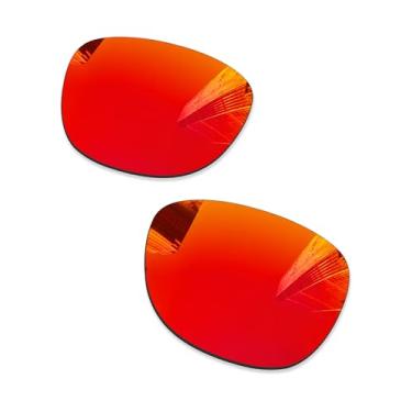 Imagem de Combine8 Lentes de reposição para óculos de sol RayBan Wayfarer RB2140 54 mm, Vermelho fogo, 60 Millimeters