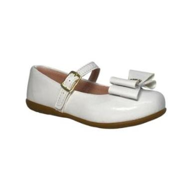 Imagem de Sapatilha Infantil Menina e Branco Duo Laço 16 Ao 34-Feminino