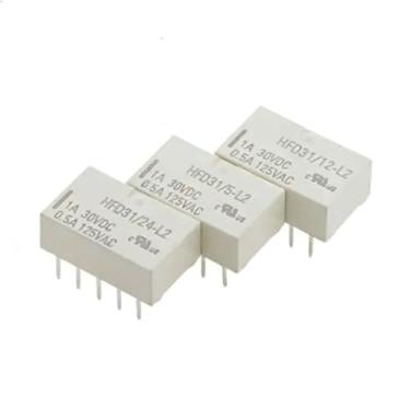 Imagem de HFD31-5V HFD31-5-S HFD31-5-L1 HFD31-5-L2 HFD31-5-L1S HFD31-5-L2S HFD31-12-L2S Signal Relays HFD31-12-L2S HFD31-24-L1 0.5A 125VAC 10PIN SMD DIP ﻿1pcs(HFD31-12-L2S (SMD))