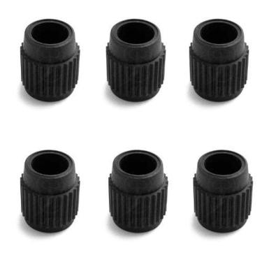 Imagem de 6 Sapata Pe Pezinho Jump Mini Trampolim Academia Ponteira 1 Polegada-Unissex