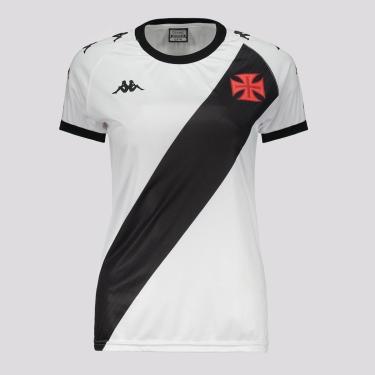 Imagem de Camisa Kappa Vasco Supporter Class Feminina Branca-Feminino