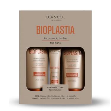 Imagem de Kit Lowell Reconstrutor Bioplastia (Shampoo + Condicionador + Máscara)