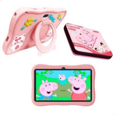 Imagem de Tablet Rosa M9 Infantil Kids Com Estojo Capa Antiqueda Promoção - Gps 