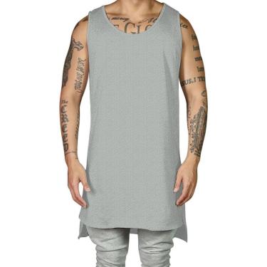 Imagem de Camiseta Regata Swag Lisa Longline Style-Masculino