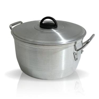 Imagem de Panela Grande Alumínio Hotel Caldeirão Chef 1 Peça 30cm - Generica