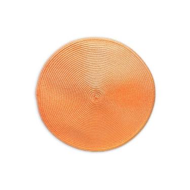 Imagem de KIT 6 PS JOGO AMERICANO SOUSPLAT REDONDO 38cm(salmão)