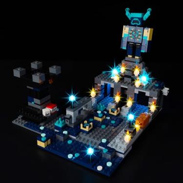 Imagem de Kyglaring Light Kit Compatible with Lego Minecraft The Deep Dark Battle Warden 21246 Building Blocks, Lights Only, Model Set Not Included, Classic Version