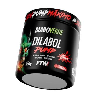 Imagem de FTW Diabo Verde Dilabol Pump 300g, Pré-Treino em Pó com Beta-Alanina, Arginina, Taurina, Tirosina, Zinco e Cromo, Sem Cafeína, Suplemento Alimentar (300g | Sabor Frutas Vermelhas)