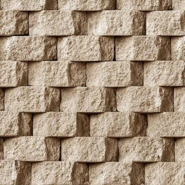 Imagem de Papel De Parede Tijolo Bege Ess1061 - Rolo 10m X 0.53m