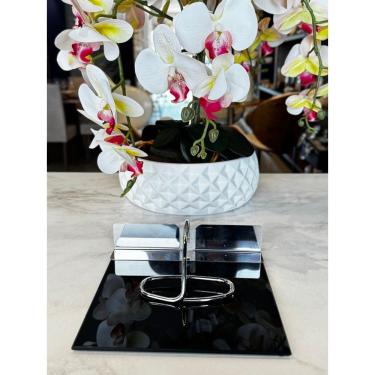 Imagem de Porta Guardanapos Slim 180 X 180 Mm Preto