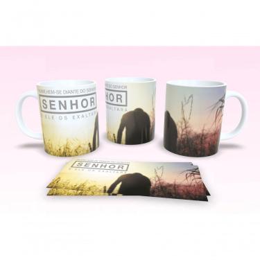 Imagem de Caneca De Porcelana 325ml Decorada Frases Religiosas Estampa 27