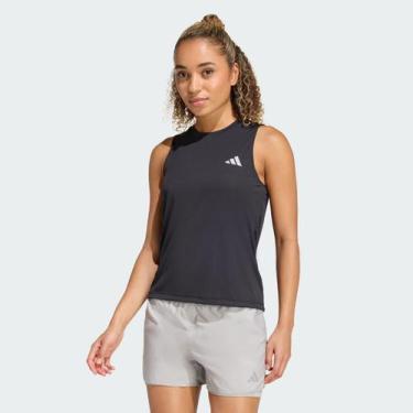 Imagem de Regata Adidas Run Ess Tank Feminina Preta, G