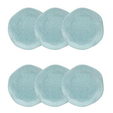 Imagem de Conjunto de 6 Pratos de Sobremesa Blue Bay Oxford