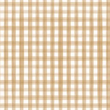 Imagem de Papel de Parede Revoada Xadrez Picnic Pincelada Marrom 4442