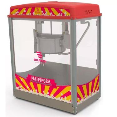 Imagem de Máquina De Pipoca Pipoqueira Braesi Elétrica Aço Inox Bmp-150 220V B5787