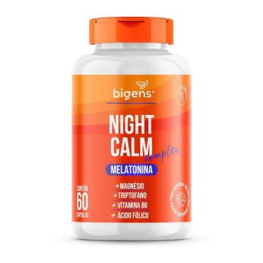 Imagem de Night Calm Complex Melatonina - 60 Cápsulas - Bigens-Masculino