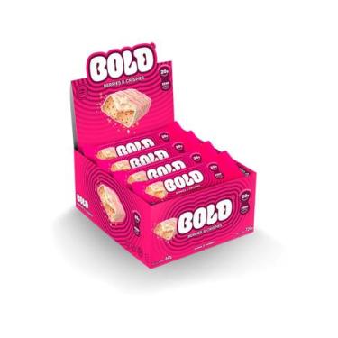 Imagem de Bold Bar Barra 20g Proteina Barrinha 12 Un. - Sabores, Berries e crisp