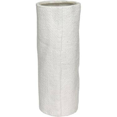 Imagem de VASO DECORATIVO ENFEITE CASA HOME&CO CERÂMICA 30x10x10cm MARFIM