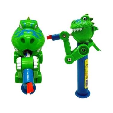 Imagem de Suporte De Pirulito Infantil Robô Dinossauro, Estojo De Armazenamento 