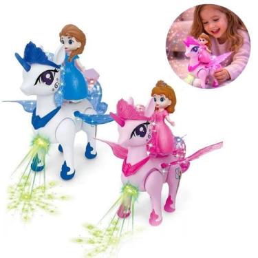 Imagem de Brinquedo Boneca e Unicórnio - Rick Imports