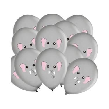 Imagem de Decoração De Festa De Aniversário Infantil Tema Selva Safari 10 Balões