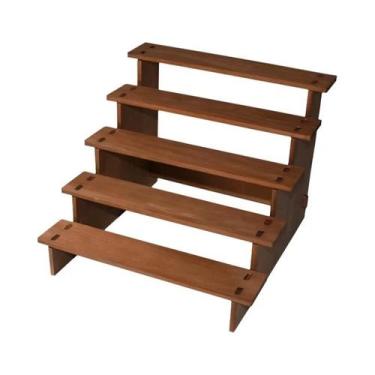 Imagem de Suporte De Exibição De Joias Vintage Em Madeira, Organizador Multifunc