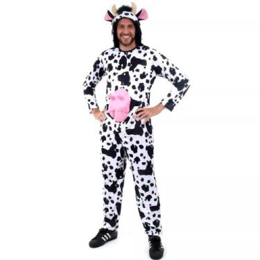 Imagem de Fantasia de Animais da Fazenda Adulto Vaca Com Capuz - Sulamericana, A