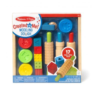 Imagem de Kit Atividades de Argila Infantil com Ferramentas de Escultura e 4 Potes de Massa de Modelar para Crianças Acima de 3 Anos, Melissa & Doug