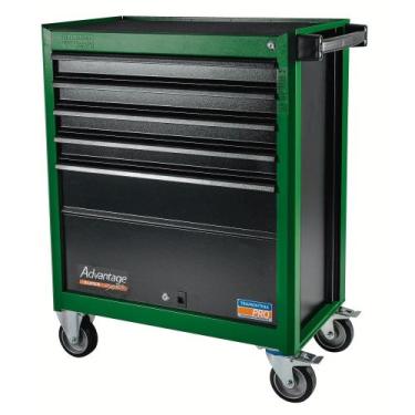 Imagem de Carro para Ferramentas 5 Gavetas e 1 Porta Tramontina PRO Verde
