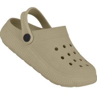 Imagem de Sandalia Babuche Infantil Molekinho 2874.100 Meninos, Bege, 35 /36