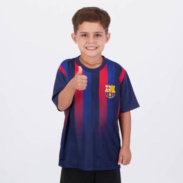 Imagem de Camisa Barcelona Stamina Juvenil Marinho - Braziline, 4 ANOS