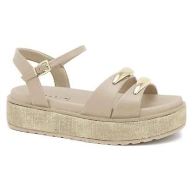 Imagem de Sandália Ramarim Feminina Plataforma Alta Napa 25-43204-Feminino