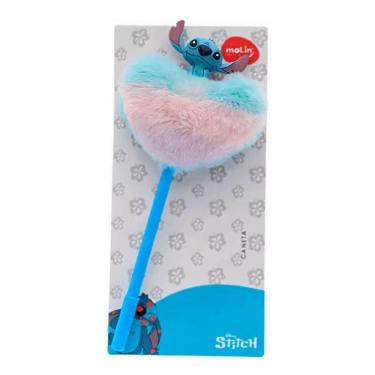 Imagem de Caneta Esferográfica Stitch Coração Plush 0.7mm - Molin