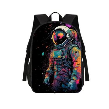 Imagem de Mochila Escolar Astronauta 3 Volta as Aulas - Genérica