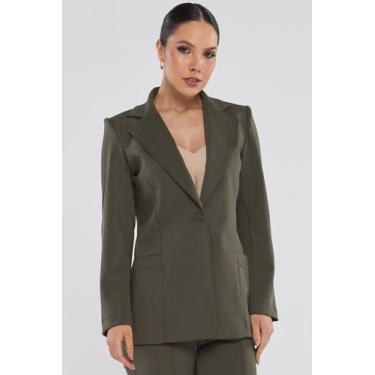 Imagem de Blazer PKS Alfaiataria Ponto Roma Verde Militar, G