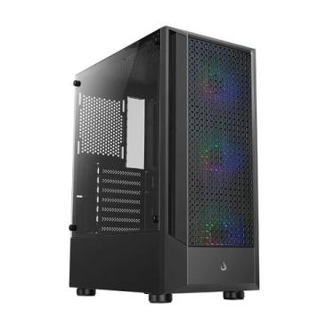 Imagem de GABINETE RISE MODE WAVE Black 3 FANS - RM-WA-FB-ARGB