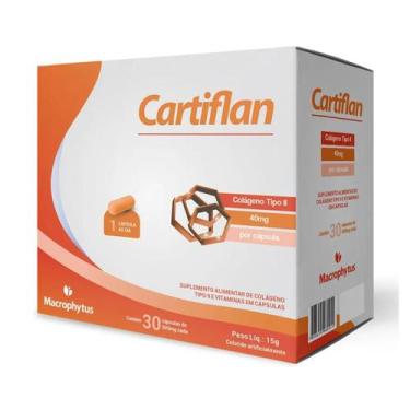 Imagem de Cartiflan Colágeno Tipo II + Vitaminas 30 Cápsulas Macrophytus