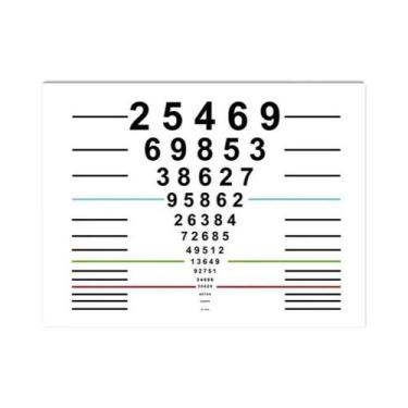 Imagem de Pôster Gráfico De Teste De Visão Snellen, Quadro De Optometria, Pintur
