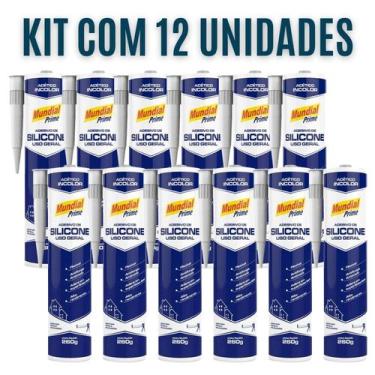 Imagem de Adesivo Silicone Acético 260g Incolor Vedação Transparente para Reparo