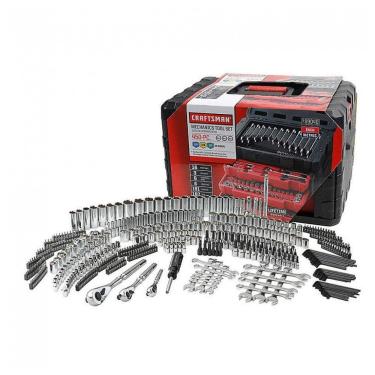 Imagem de Kit de ferramentas do mecânico de 450 Peças, CRAFTSMAN, Prateado
