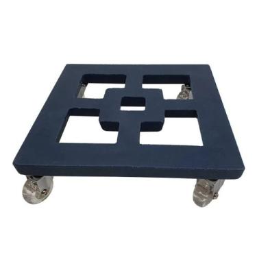Imagem de Suporte Quadrado com Roda 30cm para Vasos Alpe Aritana - Alpe & Aritan
