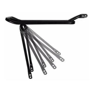 Imagem de Garrupeira de bike bagageiro traseiro articulado preto