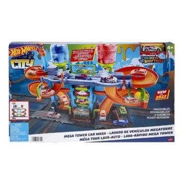 Imagem de Hot Wheels City Mega Car Wash Mattel Hdp05 Cor Colorido