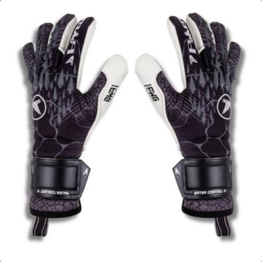 Imagem de Luva De Goleiro Profissional Water Control 3 Poker, 9, Preto, Branco