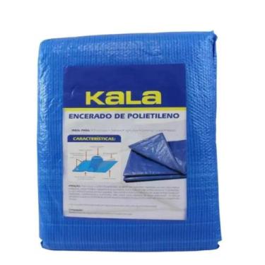 Imagem de Lona encerada poliet 100 micras kala 3x3 - azul