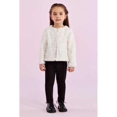 Imagem de Casaco Menina Ballerine Off White - Petit Cherie, 1