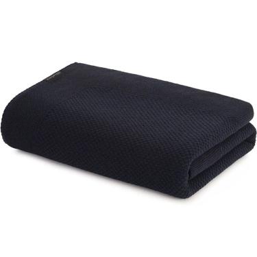 Imagem de Peseira Decorativa para Cama Domus Tricot Acrílico 70x260cm 1 Peça Azul Náutica Altenburg